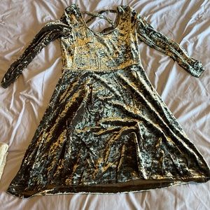 American Eagle Crushed velvet dress